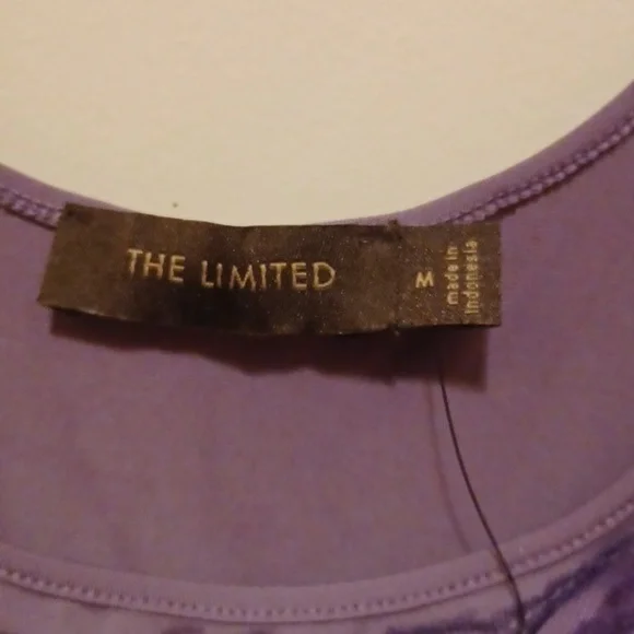 NWT - The Limited Floral Sleeveless Purple Top - Medium - Picture 2 of 5